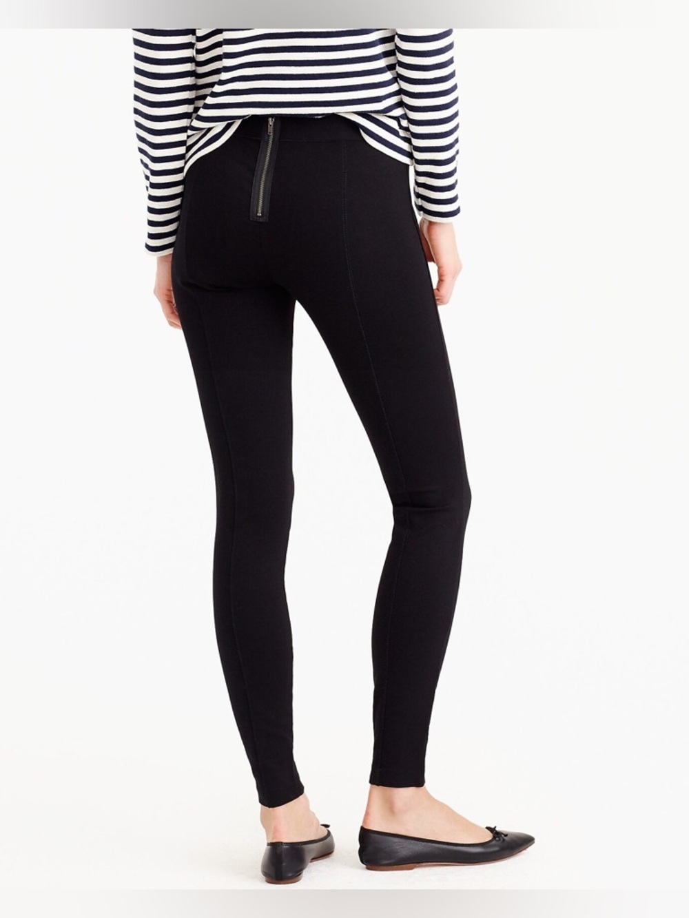 J. Crew Navy Stretch Pull-On Pants - Pixie Pants